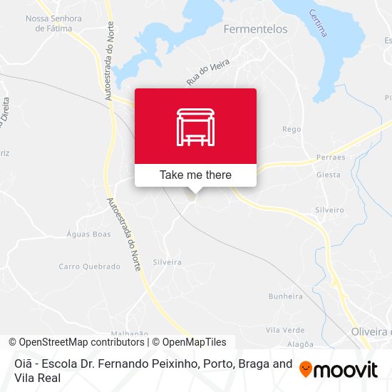 Oiã - Escola Dr. Fernando Peixinho map