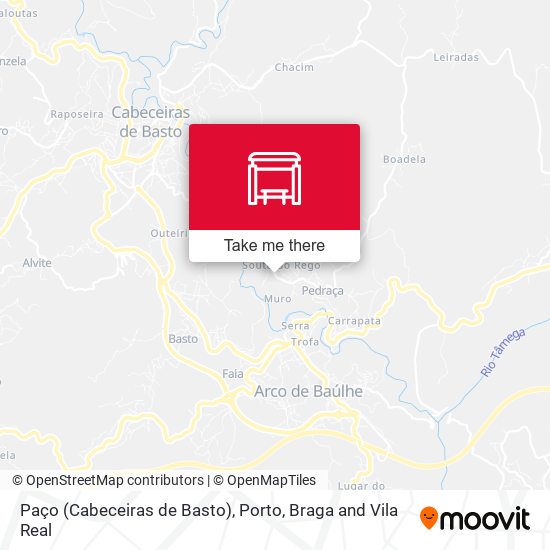 Paço (Cabeceiras de Basto) mapa