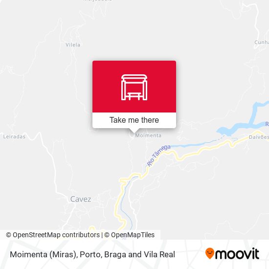 Moimenta (Miras) mapa
