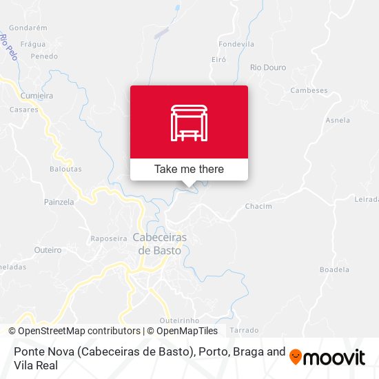 Ponte Nova (Cabeceiras de Basto) map
