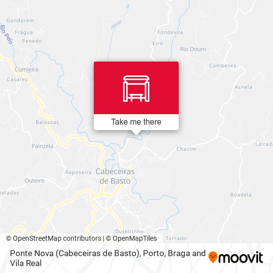 Ponte Nova (Cabeceiras de Basto) map