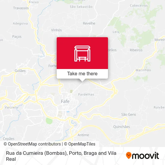 Rua da Cumieira (Bombas) map