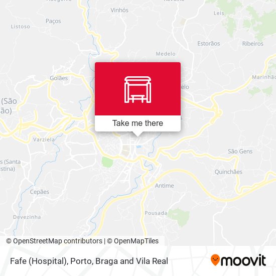 Fafe (Hospital) mapa