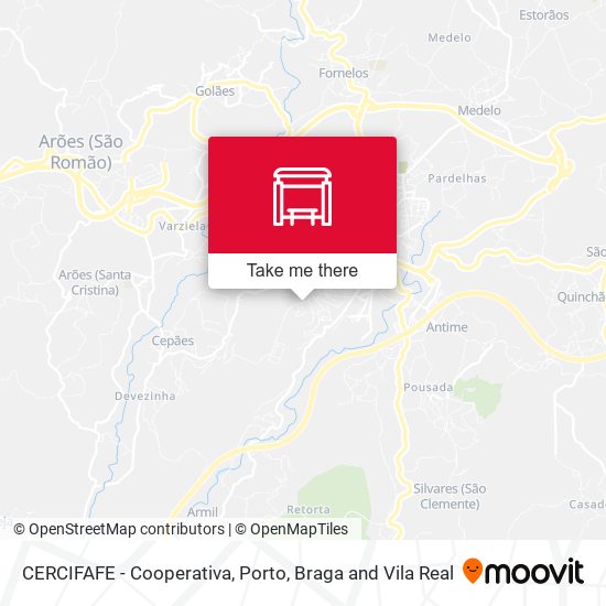 CERCIFAFE - Cooperativa mapa