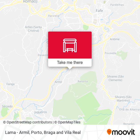 Lama - Armil map