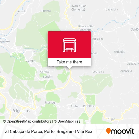 ZI Cabeça de Porca map