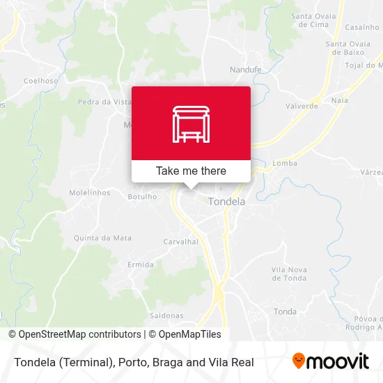 Tondela (Terminal) map