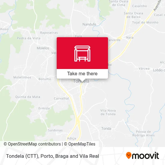 Tondela (CTT) map
