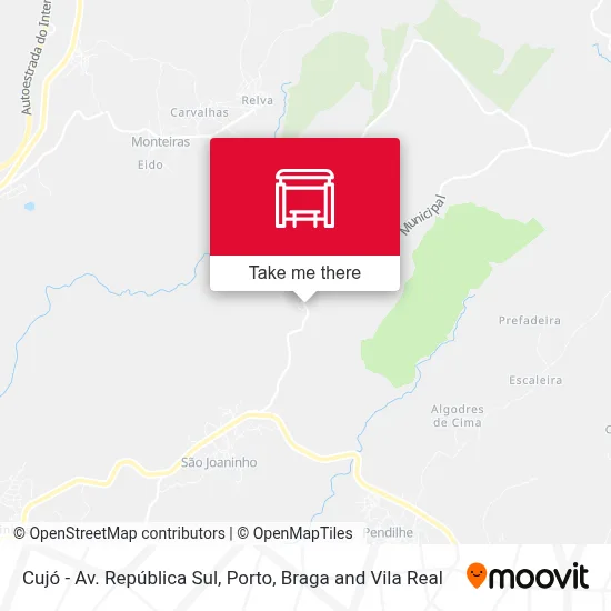 Cujó - Av. República Sul map