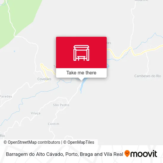 Barragem do Alto Cávado map