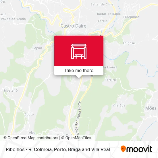 Ribolhos - R. Colmeia map