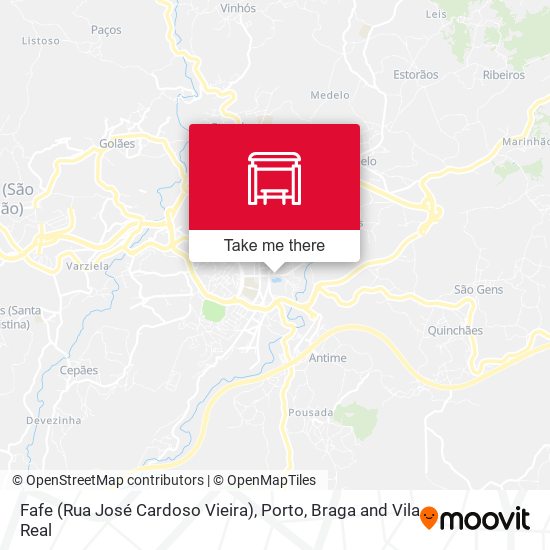 Fafe (Rua José Cardoso Vieira) map