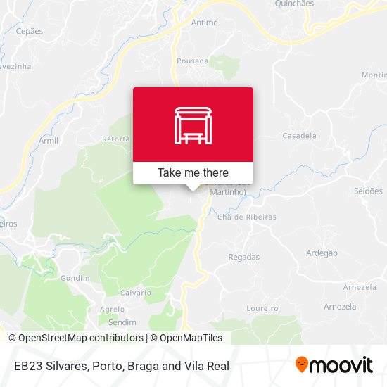 EB23 Silvares mapa