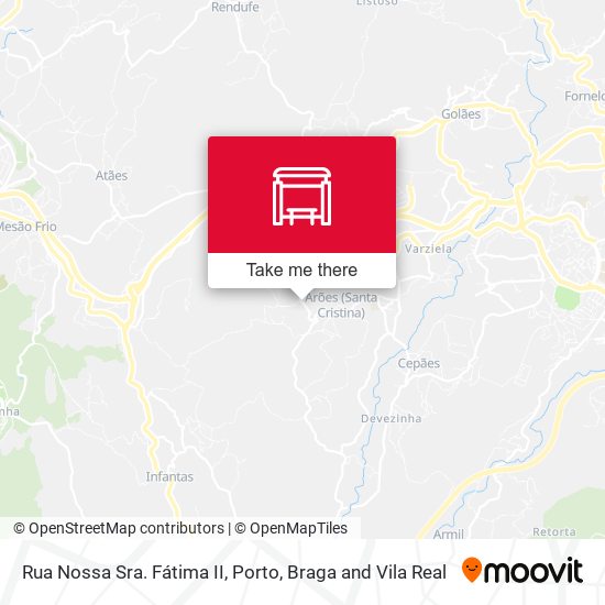 Rua Nossa Sra. Fátima II mapa