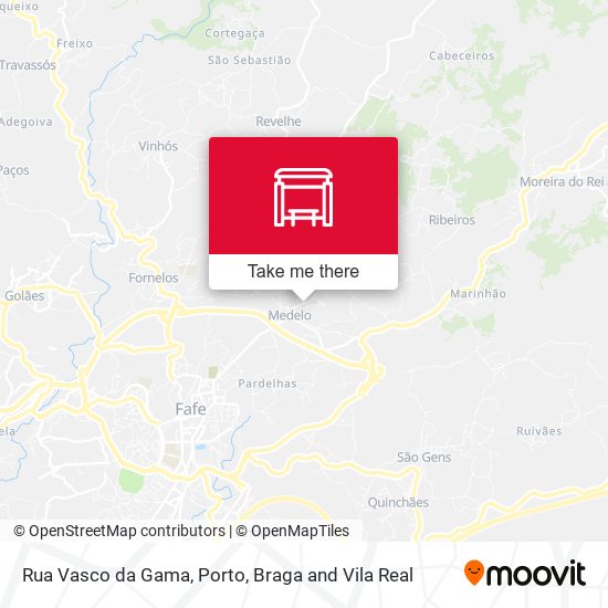 Rua Vasco da Gama map