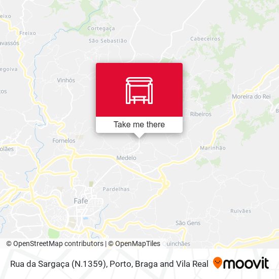 Rua da Sargaça (N.1359) mapa