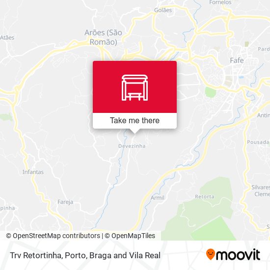 Trv Retortinha mapa
