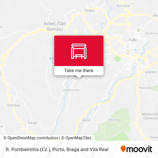 R. Pombeirinha (Cz.) map