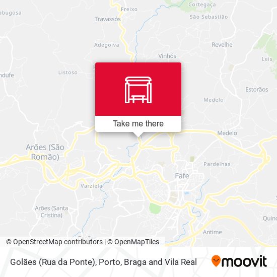 Golães (Rua da Ponte) map