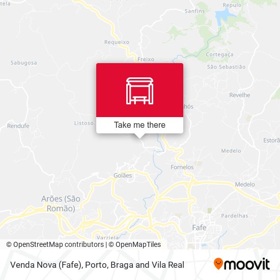 Venda Nova (Fafe) map