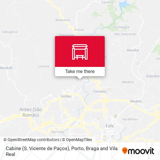 Cabine (S. Vicente de Paços) map