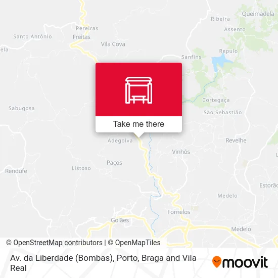 Av. da Liberdade (Bombas) map
