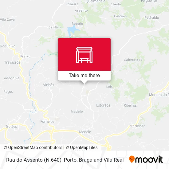 Rua do Assento (N.640) mapa