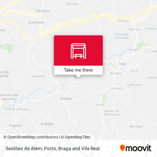 Seidões de Além map
