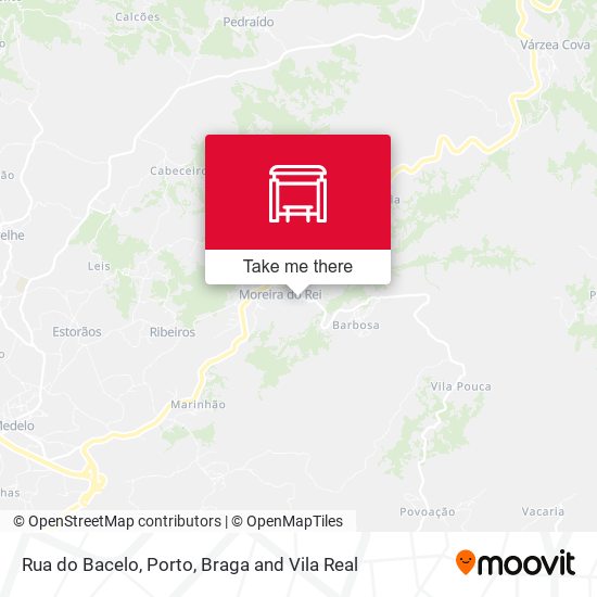 Rua do Bacelo map