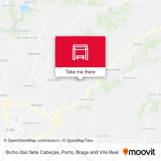 Bicho das Sete Cabeças map