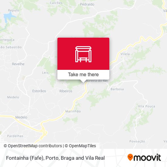Fontaínha (Fafe) mapa
