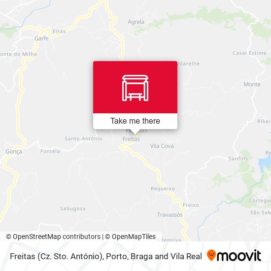 Freitas (Cz. Sto. António) map