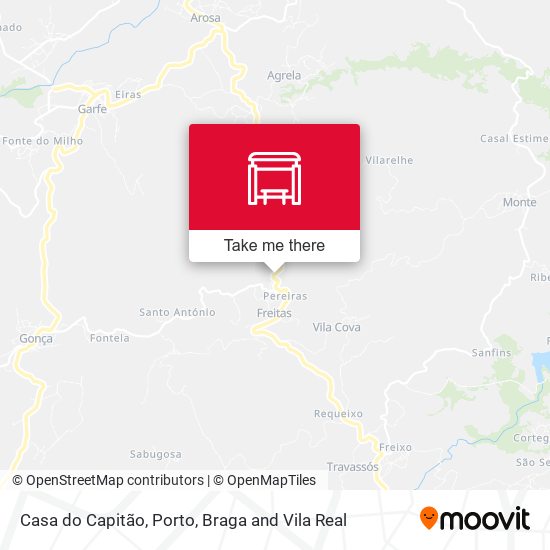 Casa do Capitão mapa