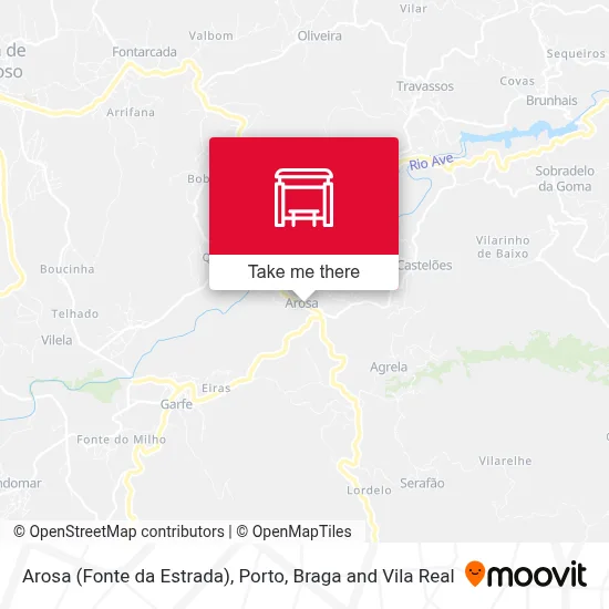 Arosa (Fonte da Estrada) map