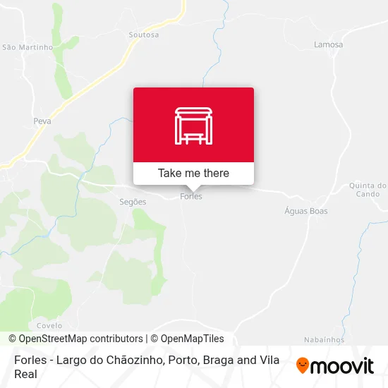 Forles - Largo do Chãozinho map
