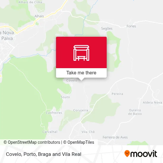 Covelo map
