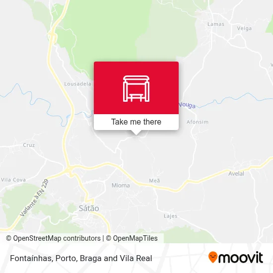Fontaínhas map