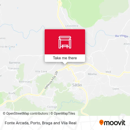 Fonte Arcada map