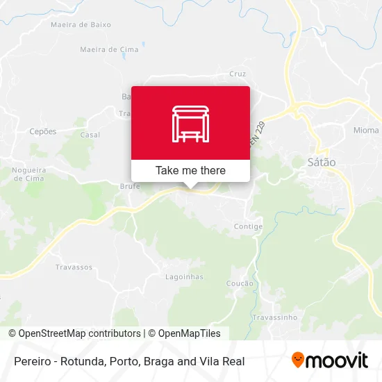 Pereiro - Rotunda map