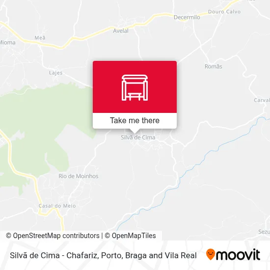 Silvã de Cima - Chafariz map