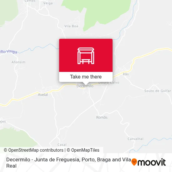 Decermilo - Junta de Freguesia map