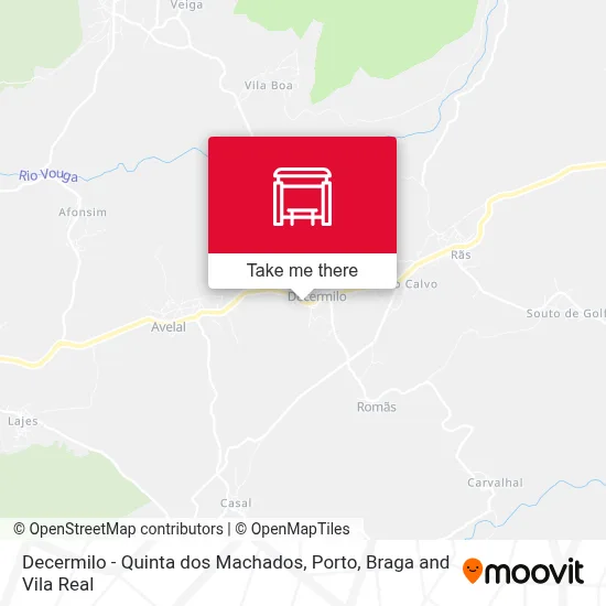 Decermilo - Quinta dos Machados map