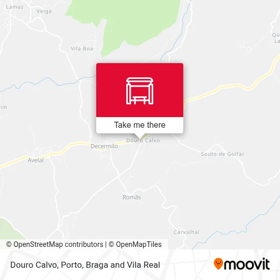 Douro Calvo map