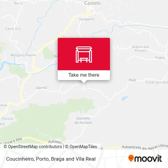 Coucinheiro map