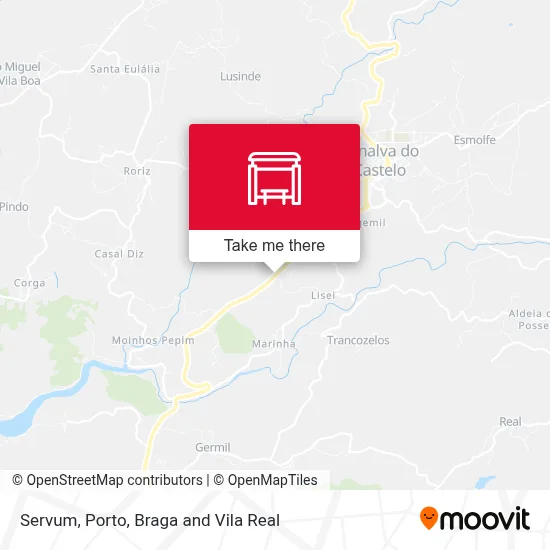 Servum map