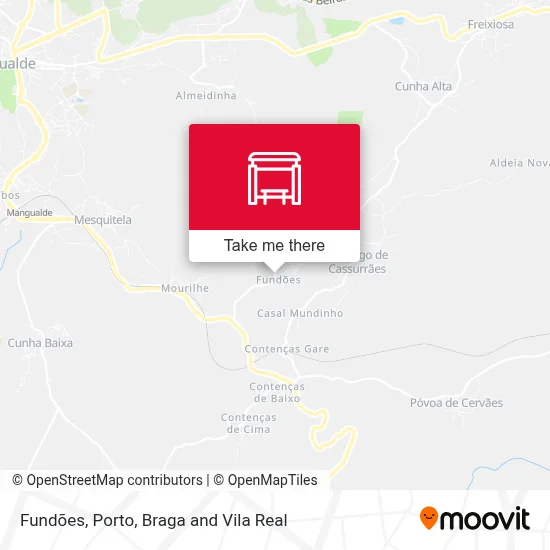 Fundões map