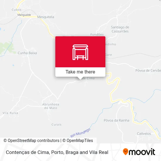 Contenças de Cima map