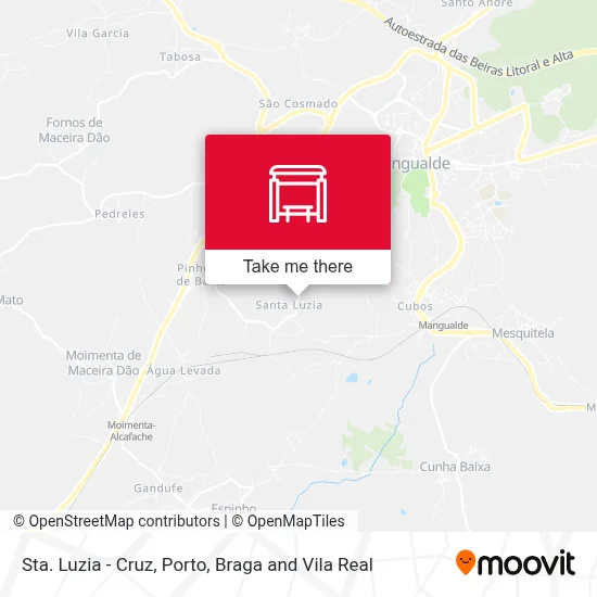 Sta. Luzia - Cruz map