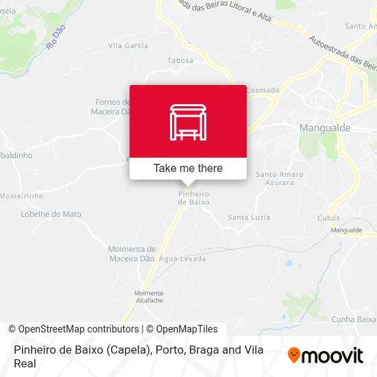 Pinheiro de Baixo (Capela) map