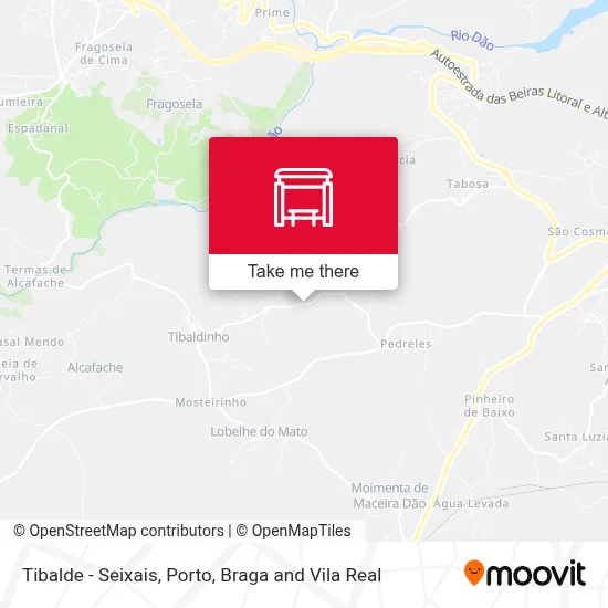 Tibalde - Seixais map